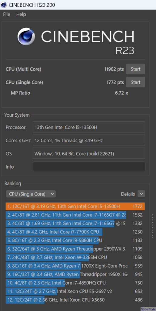 CINEBENCH